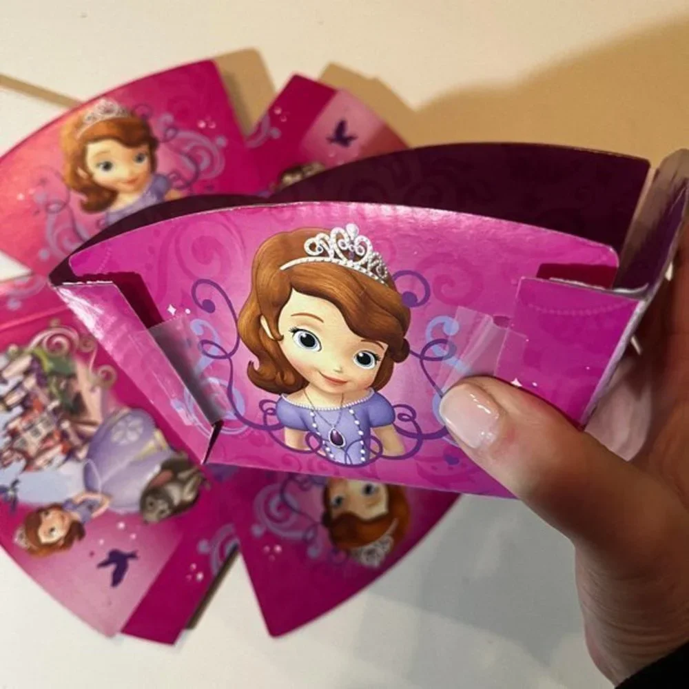 FREE w/any bundle / 2 Princess Cardboard Snack Bowls‎ (birthday)